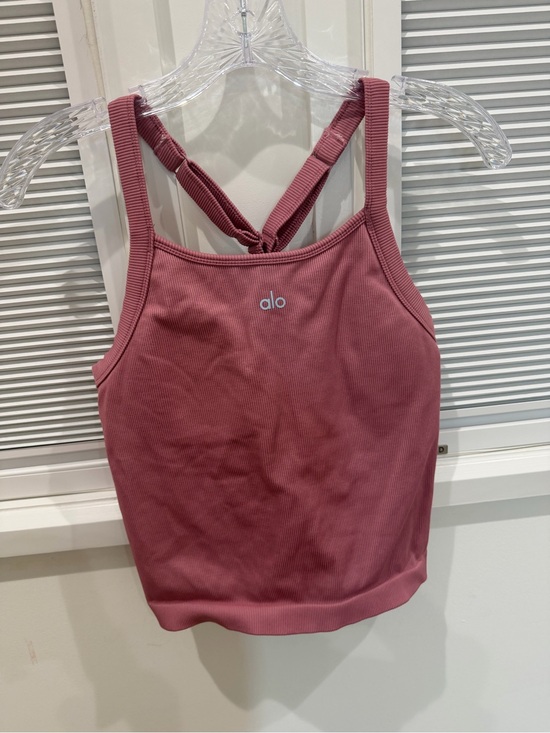 ALO Yoga Tops - ALO Yoga Dusty Rose Ribbed Tank Top
